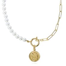 Колье-цепь "Монета" (арт. 83431-2)