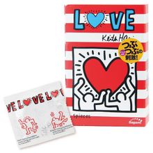 Презервативы Sagami LOVE Keith Haring - 12 шт. телесный