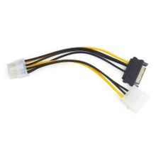 Переходник питания для видеокарты PCI-E 8pin -> 5 Molex + SATA, Cablexpert (CC-PSU-82)"