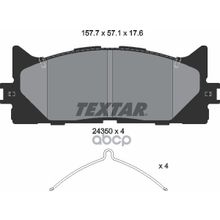 Колодки Тормозные Дисковые | Перед | Textar арт. 2435001