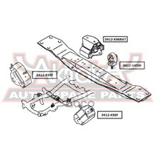 Подушка Двигателя Ат | Зад Прав Лев | Pajero Montero Sport Challenger K94w K99w 1996-2006 ASVA арт. 0412K96RAT