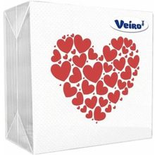 Veiro 50 салфеток в пачке love is