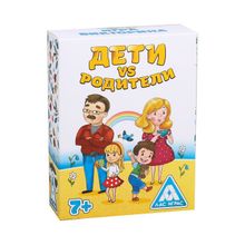 Настольная игра-викторина «Дети против родителей», 100 карточек