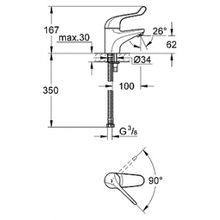 Смеситель Grohe Euroeco Special 32789000 для раковины