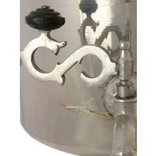 Электрический самовар 45 литров "Буфетный" с покрытием "под серебро", арт. 124541