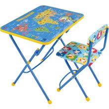 Комплекты детской складной мебели Ника КУ1 Познаю мир (стол+стул мягк) КУ1 10