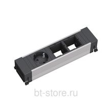 Встраиваемый блок Bachmann Power Frame 1 эл. розетка + 2 пустых модуля (916.001)