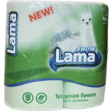 Snow Lama 4 рулона в упаковке 2 слоя зеленая