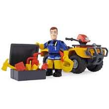 Fireman Sam Пожарный Сэм, Квадроцикл со светом + фигурка 9251058