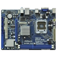 Материнская плата ASRock G41M-VS3 R2.0 RTL {S775, G41, DDR3 1333(OC), PCI-E, 6ch Audio, SATAII, mATX}