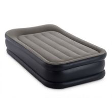 Односпальная надувная кровать Intex 64132 "deluxe Pillow Rest Raised Bed" + насос (191х99х42см) (1120656)