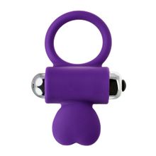 Фиолетовое виброкольцо с ресничками JOS PERY Фиолетовый