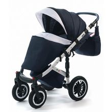 Коляска Vikalex Ferrone (3 в 1) navy & white