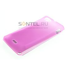 J Sony Xperia Силиконовый чехол сиреневый в тех.уп.