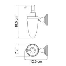 WasserKRAFT Дозатор для жидкого мыла Ammer K-7099