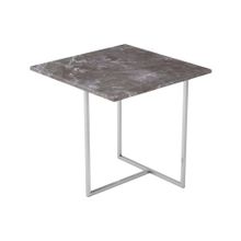 Слайн Стол журнальный Калифорния Бекко серый мрамор