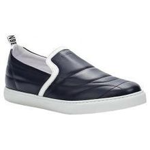 Слипоны  мужские Dirk Bikkembergs  BKE107754,цвет синий белый,45