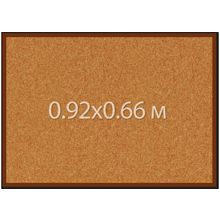 Пробковая доска 0.92х0.66 м