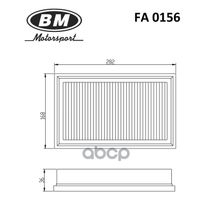 Фильтр Воздушный BM-Motorsport арт. FA0156