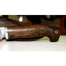 Россия Нож Ворсма туристический Финский, сталь 95х18, дерево-венге (кузница Семина)