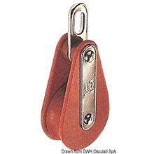 Osculati Tufnol HYE block 1 pulley 14x50mm EO, 55.001.03