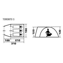 Палатка Jungle Camp Toronto 3 (70815)