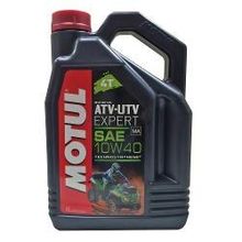 Моторное мото масло MOTUL ATV UTV Expert, 4Т 10W-40, 4 л, 105939