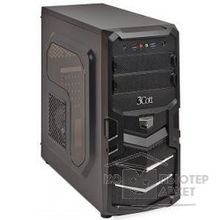 3Cott 1815 ATX w o PSU, окно USB 3.0 с доп.коннектором USB 2.0 , 2х 12см LED новые красные вент-ры, Black