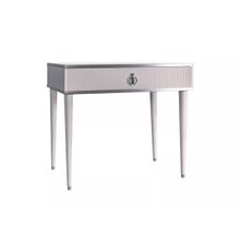 Ярцево Стол туалетный узкий Римини Соло РМСТ-1(s)(9) слоновая кость серебро ID - 311935