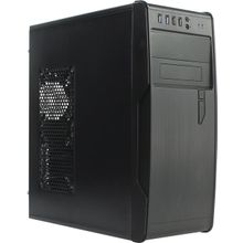 Корпус Miditower PowerCool    S1008BK    ATX 450W (24+2x4+6пин)