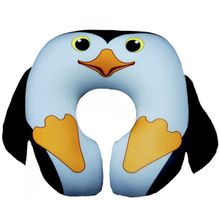 Подушка под шею Пингвин антистресс (дорожная подушка-подголовник для путешествий)