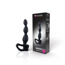 Черный массажёр простаты Big Bend-it - 18 см. (248249)