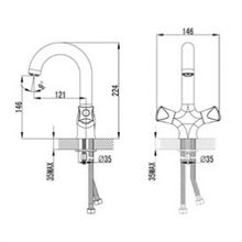 Смеситель Lemark Pallada LM2606C для раковины