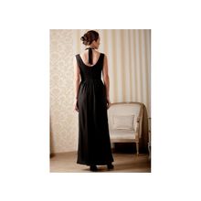 DDShop Вечернее платье-макси Noir 1-104, черный на большую грудь