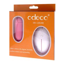 Odeco Розовое виброяйцо Remote Control Egg с пультом ДУ (розовый)