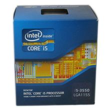 Процессор CPU Intel Core i5-3550 Ivy Bridge BOX {3.3ГГц, 4х256КБ+6МВ, Socket1155}