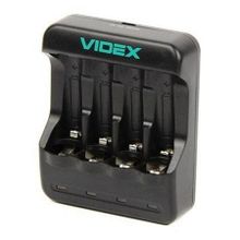 Зарядное устройство VIDEX  VCH-N400, 1-4 AA, AAA, USB