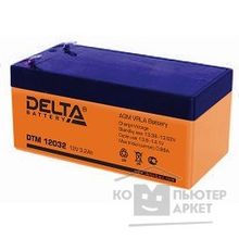 Delta DT 12032 3.2 А ч, 12В свинцово- кислотный аккумулятор