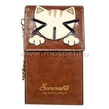 Женская сумочка Кошечка коньяк