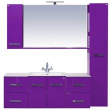 Misty Шкаф Атланта 26 сиреневый L