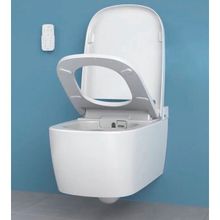 Vitra Унитаз подвесной V-Care Comfort 5674B003-6104 со встроенным феном