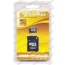 Карта памят 32 Gb OltraMax micro SD (Class10) с SD адаптером