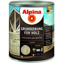 Alpina Grundierung fur Holz 750 мл