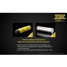 NiteCore Аккумулятор NiteCore NL1835HP (3500 мАч, 8A) 18650