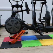 DFC Мат - пазл для фитнесса и тренажеров, 1 элемент черный