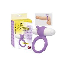 Кольцо для пениса с вибрацией SMILE LOOP (фиолетовое)