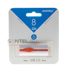 SB8GBCMT-W, 8GB USB 2.0 Comet series, White, SmartBuy