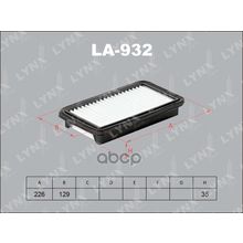 Фильтр Воздушный LYNXauto арт. LA932