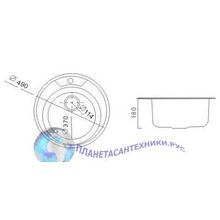 Мойка из нержавеющей стали Frap FD 490 декор матовая