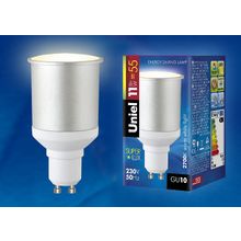 Uniel Лампа компактная люминесцентная Uniel  GU10 11Вт 2700K 03163 ID - 425070